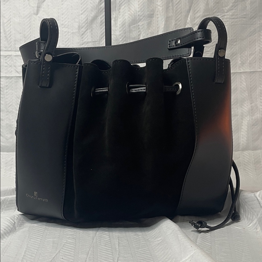 Chiara Ferretti - Black Leather Women's Bag